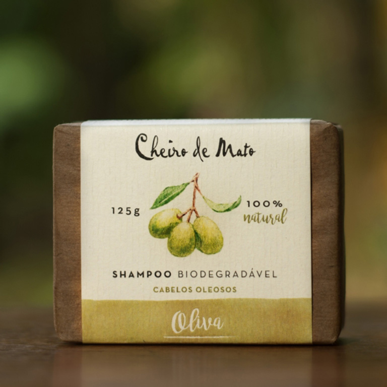 Shampoo sólido Oliva - natural biodegradável [120g]
